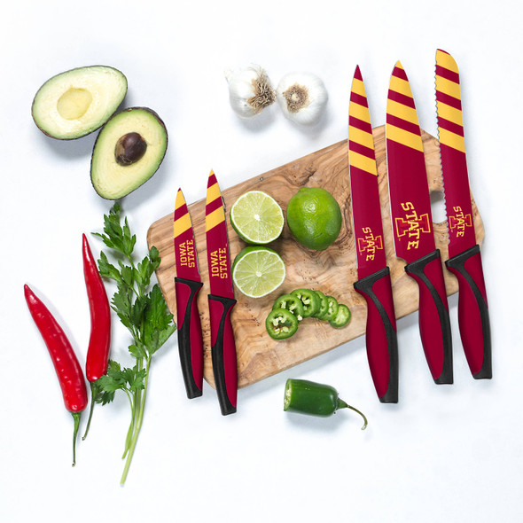NCAA Iowa State Cyclones 5pc Kitchen Knife Set