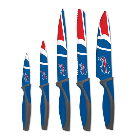NFL Buffalo Bills 5pc Kitchen Knife Set