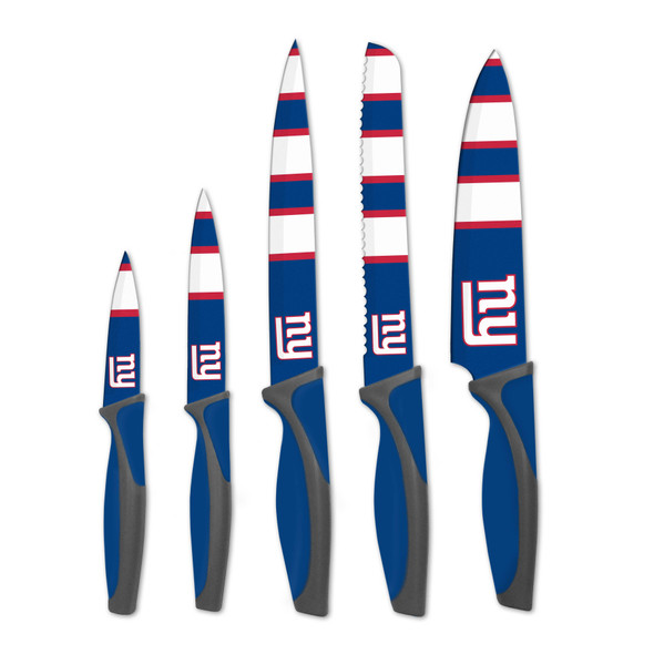 NFL New York Giants 5pc Kitchen Knife Set