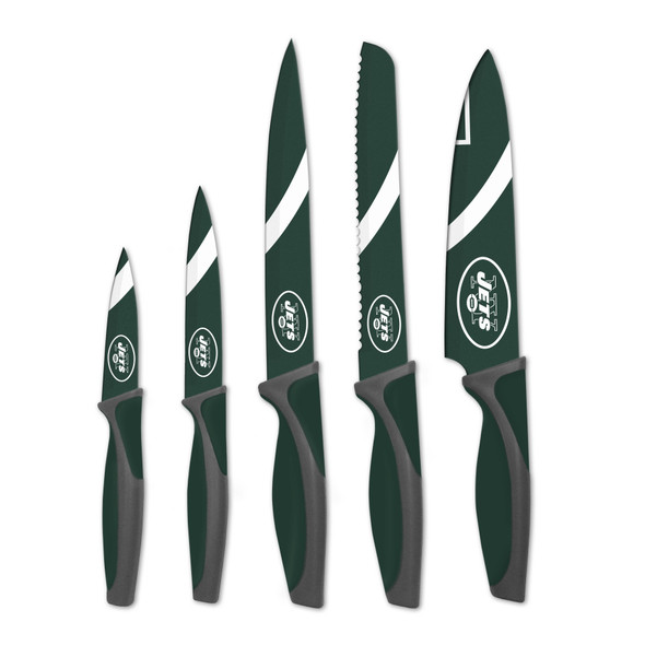 NFL New York Jets 5pc Kitchen Knife Set