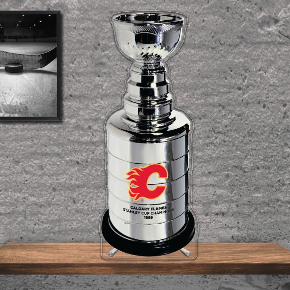 NHL Calgary Flames Stanley Cup Acrylic Plaque