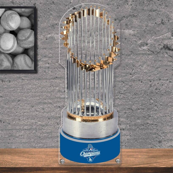 2025 World Series LA Dodgers Trophy Acrylic Plaque