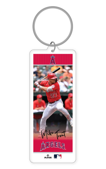MLB Los Angeles Angels Mike Trout Acrylic Player Keychain -