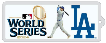 MLB 2024 World Series Shohei Ohtani Player Keychain