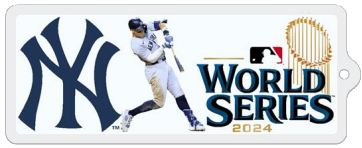 MLB 2024 World Series Aaron Judge Player Keychain