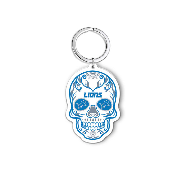 NFL Detroit Lions Acrylic Keychain - Helmet