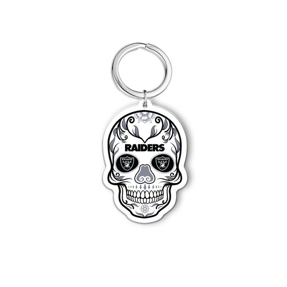 NFL Las Vegas Raiders Acrylic Keychain - Helmet