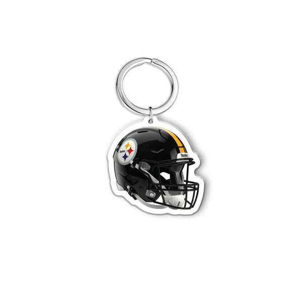 NFL Pittsburgh Steelers Acrylic Keychain - Helmet