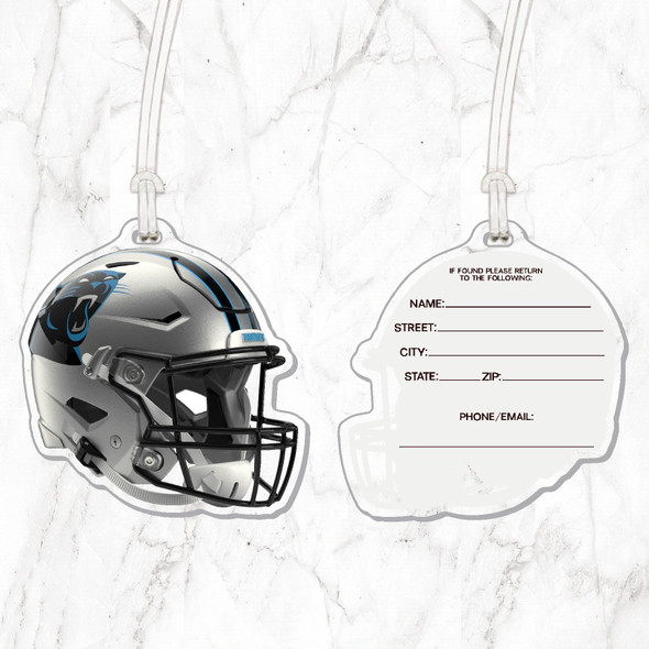 NFL Carolina Panthers Acrylic Luggage Tag