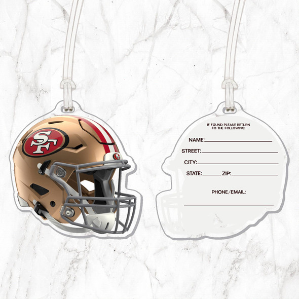 NFL San Francisco 49ers Acrylic Luggage Tag
