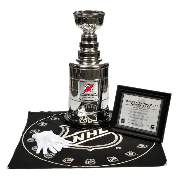 NHL New Jersey Devils 3 Time Champions Replica Stanley Cup