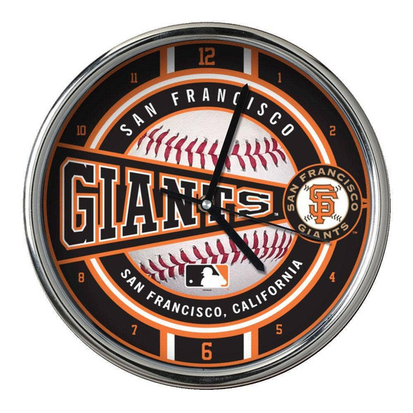 San Francisco Giants Chrome Clock