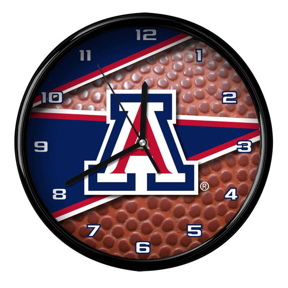 Arizona Wildcats 12" Football Clock