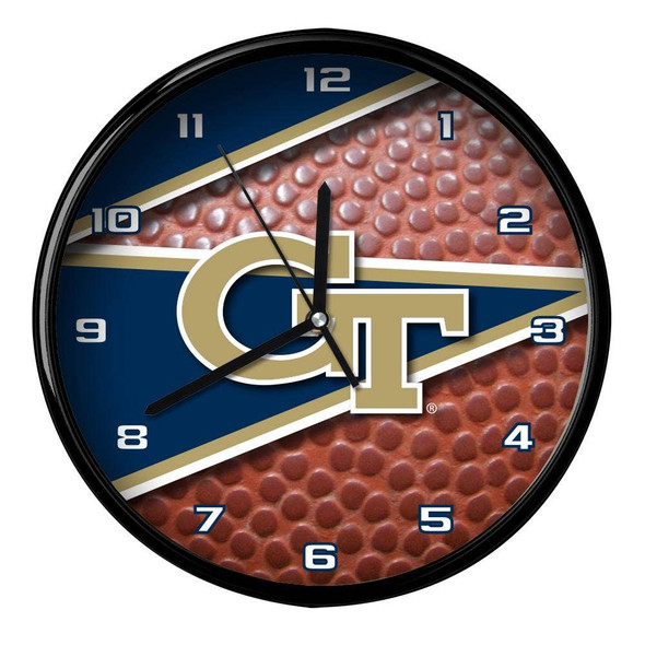Georgia Tech 12" Football Clock