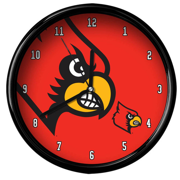 Louisville Cardinals Big Logo Clock