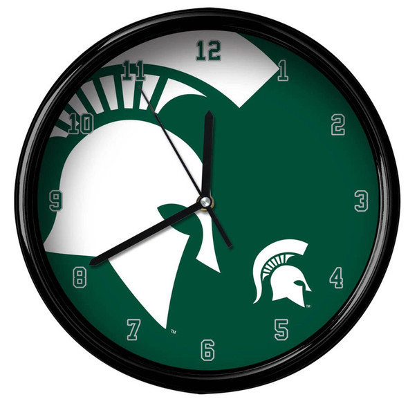Michigan State Spartans Big Logo Clock
