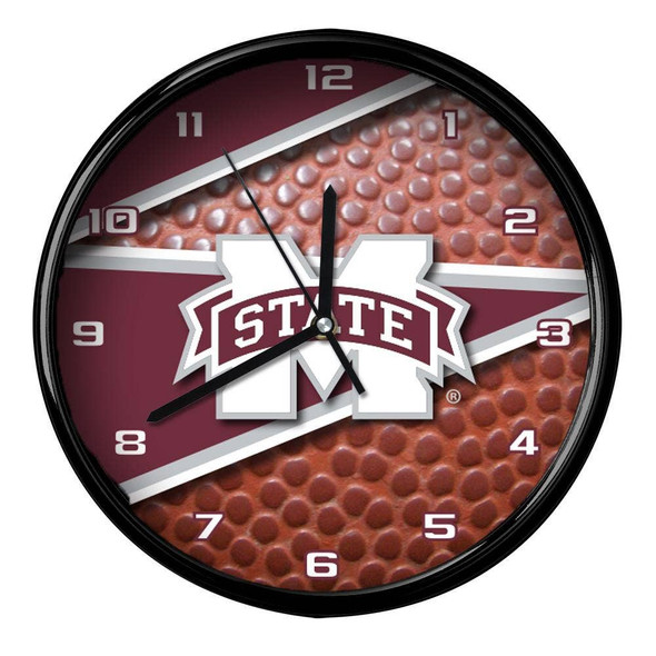 Mississippi State 12" Football Clock