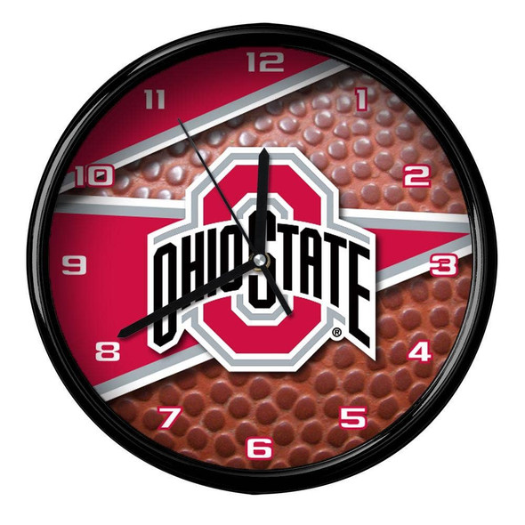 Ohio State Buckeyes 12" Football Clock