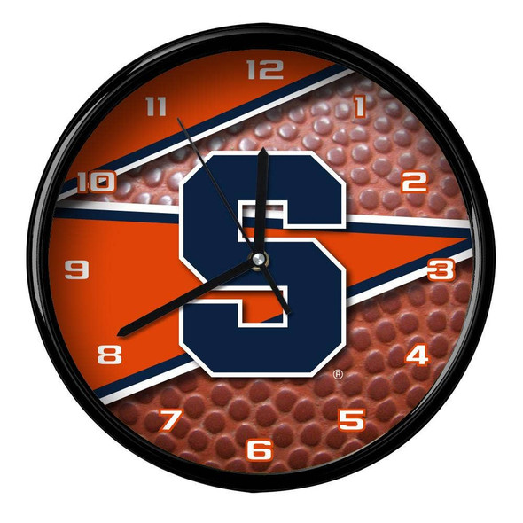 Syracuse Orange 12" Football Clock