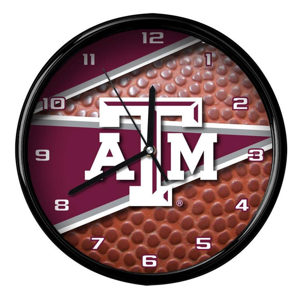 Texas A&M Aggies 12" Football Clock