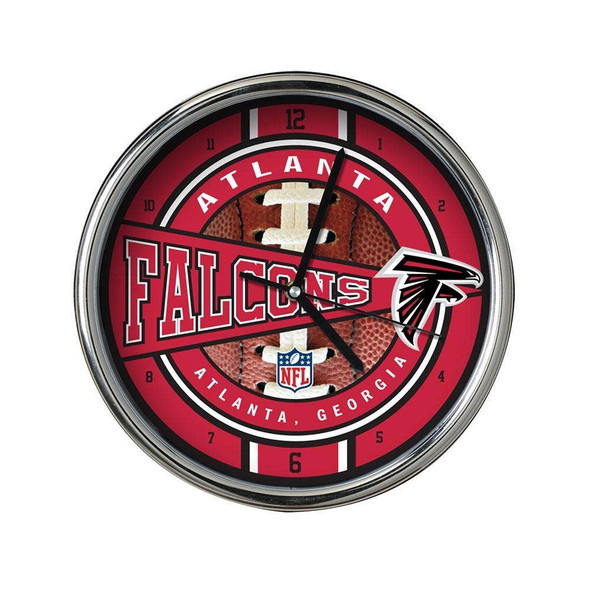 Atlanta Falcons Chrome Clock