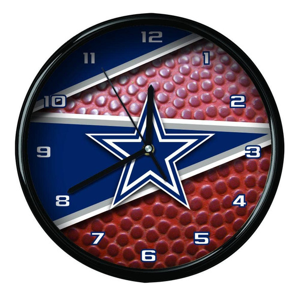 Dallas Cowboys 12" Football Clock