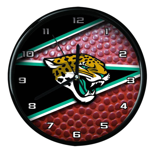 Jacksonville Jaguars 12" Football Clock