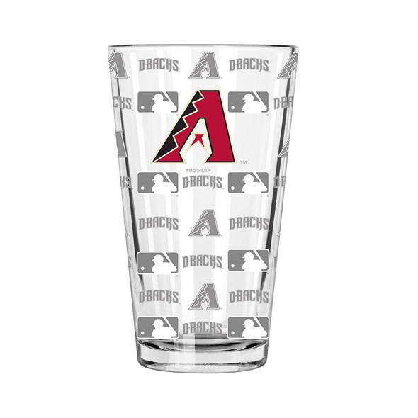 Arizona Diamondbacks Sandblasted Pint