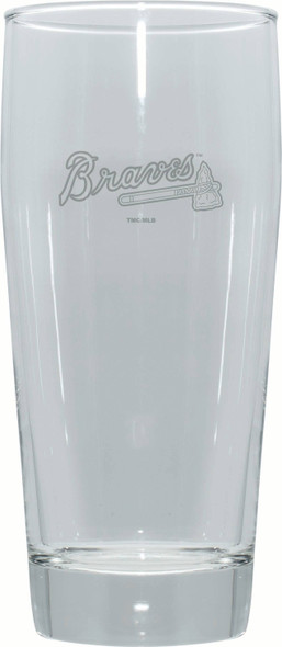 Atlanta Braves 16oz Pub Pilsner w/Etched Logo