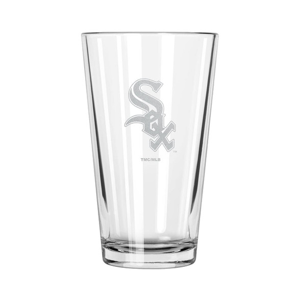 Chicago White Sox 16oz Pint Glass w/Etched Logo