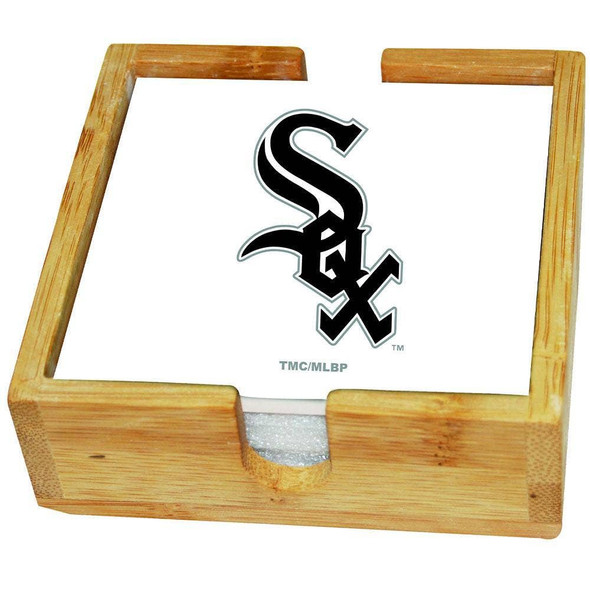 Chicago White Sox Team Logo Square Coaster Set