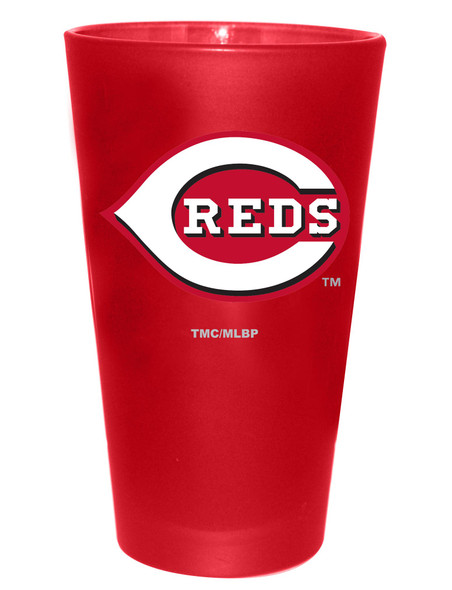 Cincinnati Reds 16oz Color Frosted Pint Color Logo