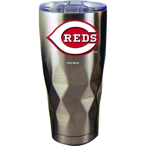 Cincinnati Reds 22oz Stainless Steel Diamond Tumbler