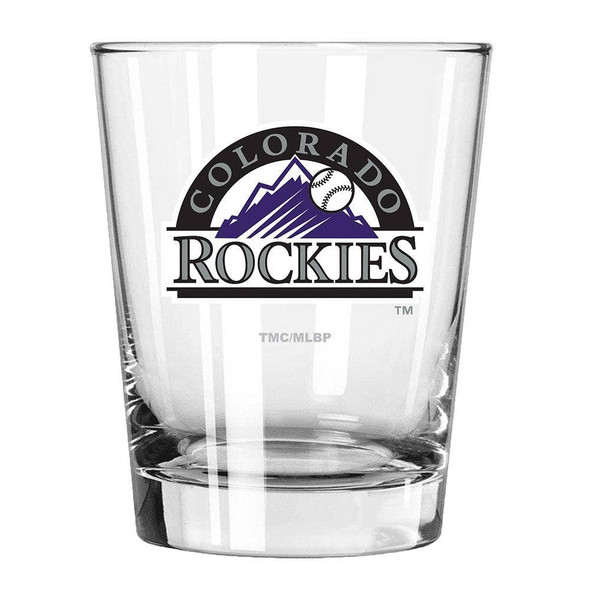 Colorado Rockies 15oz Old Fashioned w/Color Logo