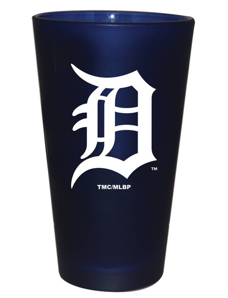 Detroit Tigers 16oz Color Frosted Pint Color Logo