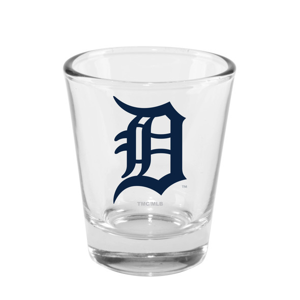 Detroit Tigers 2oz Clear Collector Glass