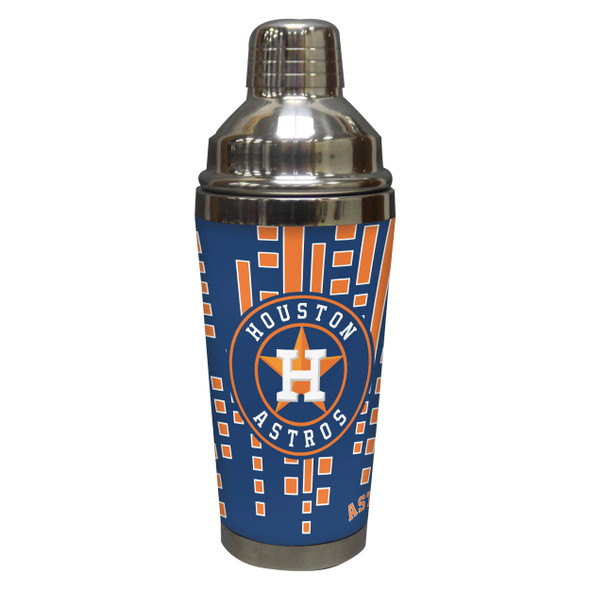 Houston Astros Stainless Steel Cocktail Shaker