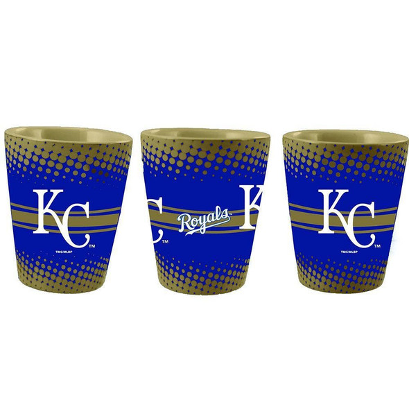 Kansas City Royals 2oz Full Wrap Collector Glass