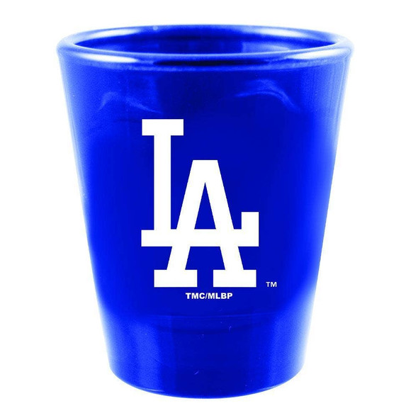 Los Angeles Dodgers Swirl Clear Collect Glass