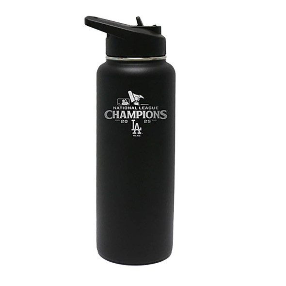 Dodgers 34oz Etched Quencher Bottle 2025 World Series Champ
