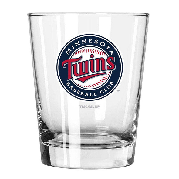 Minnesota Twins 15oz Old Fashioned w/Color Logo