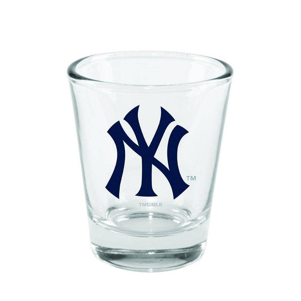New York Yankees 2oz Clear Collector Glass