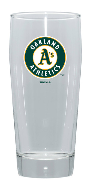 Oakland Athletics 16oz Pub Pilsner w/Color Logo