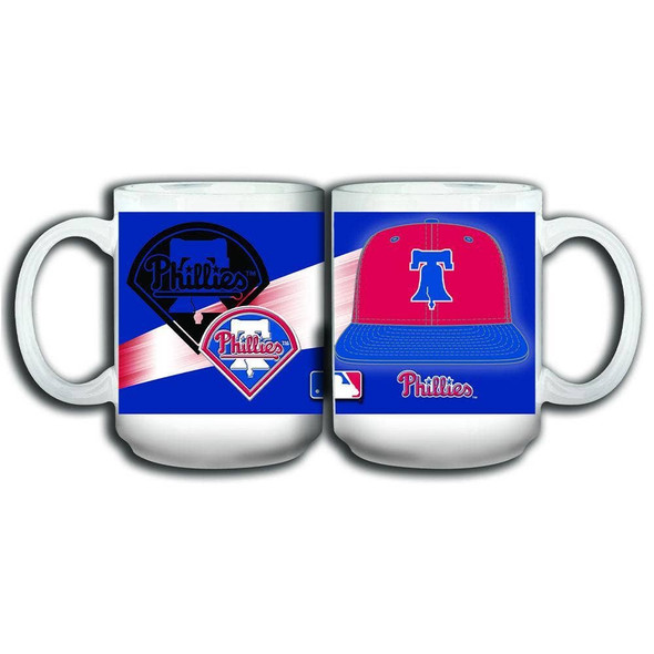 Philadelphia Phillies 15oz 3D White Mug