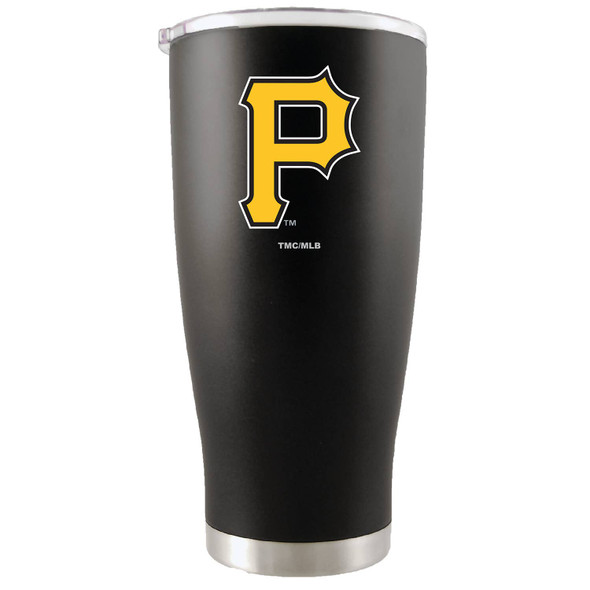 Pittsburgh Pirates 20oz Black Tumbler w/Color Logo