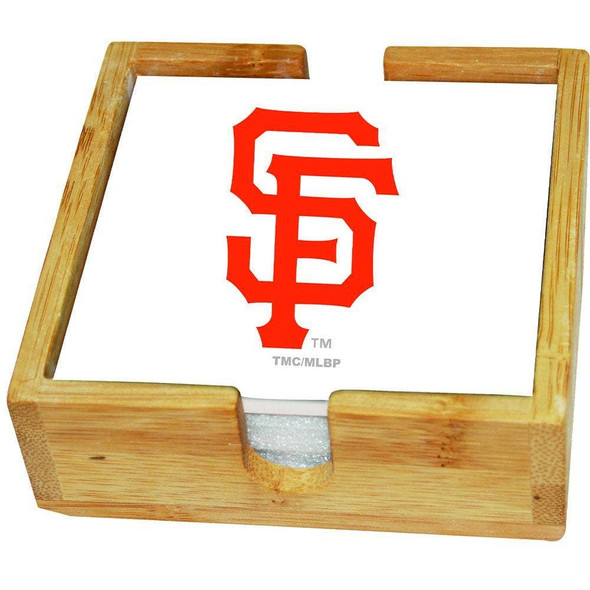 San Francisco Giants Team Logo Square Coaster Set