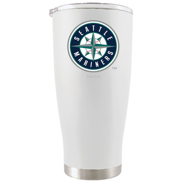 Seattle Mariners 20oz White Tumbler w/Color Logo