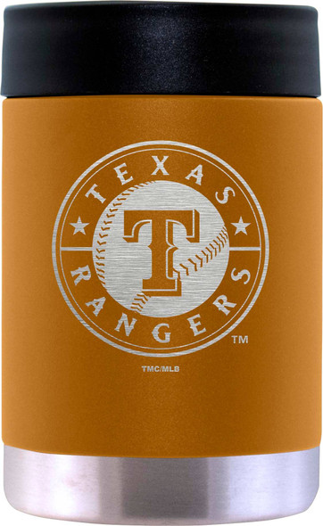 Texas Rangers 12oz Canyon Can Holder Etched Logo