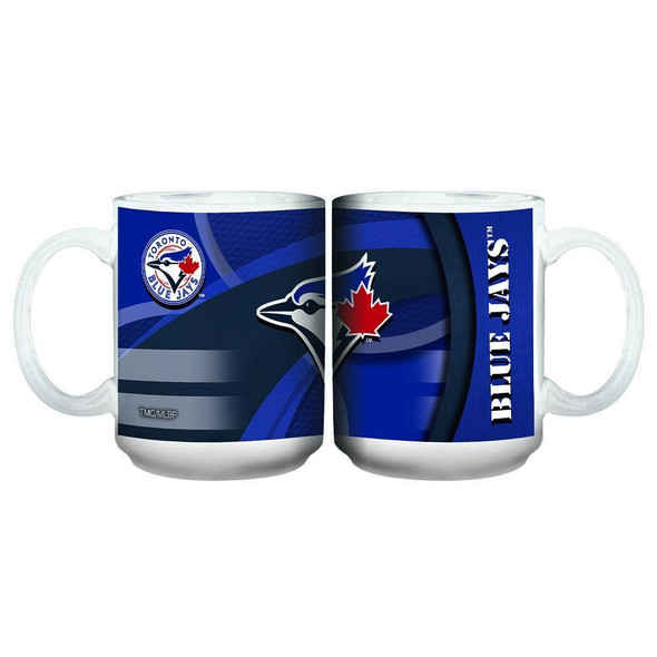 Toronto Blue Jays 15oz White Carbon Fiber Mug