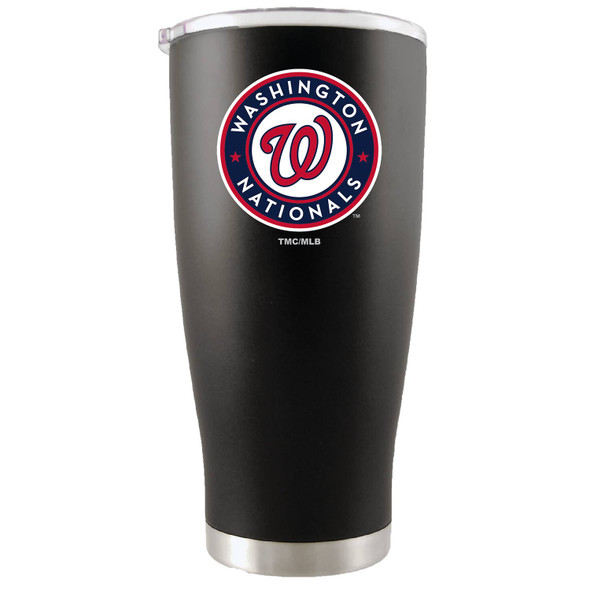 Washington Nationals 20oz Black Tumbler w/Color Logo